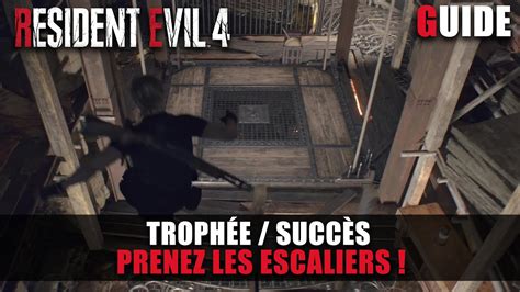 Resident Evil Remake Troph E Succ S Prenez Les Escaliers