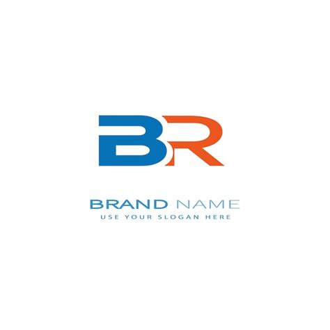 Premium Vector Br Letter Br Logo Design