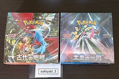 Pokemon Card Ancient Roar Future Flash Booster Box Set Japanese