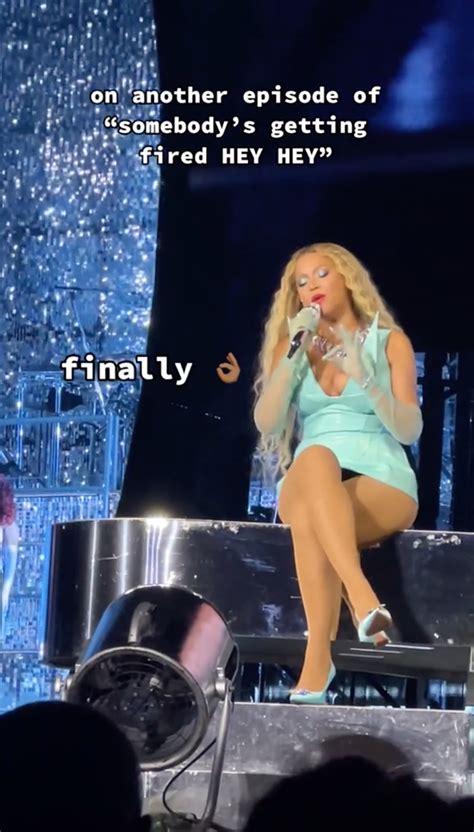 Beyoncé Gets Heated With Renaissance Tour Crew After On Stage Mishap