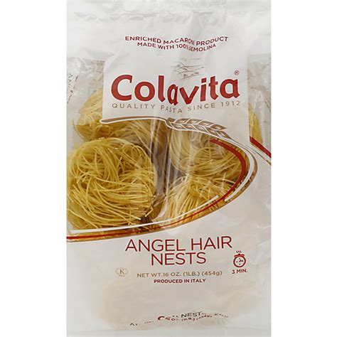 Colavita Angel Hair Nests 16 Oz Pasta And Noodles Donelans Supermarkets