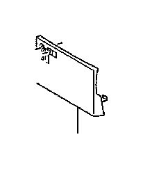 Lexus RX 350 License Plate Bracket Front BUMPER AERO Body