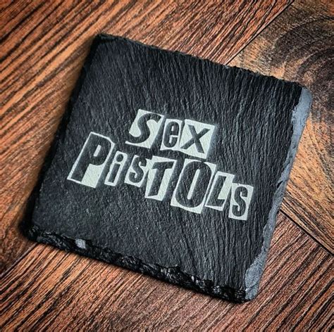 Sex Pistols Coaster Tea Coffee Gin Beer Wine Whisky Laser Engraved T Wedding Birthday