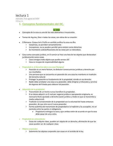 Lectura 1 Resumen Textos Control 1 Lectura 1 Miércoles 9 De Agosto De 2023 431 P M 1