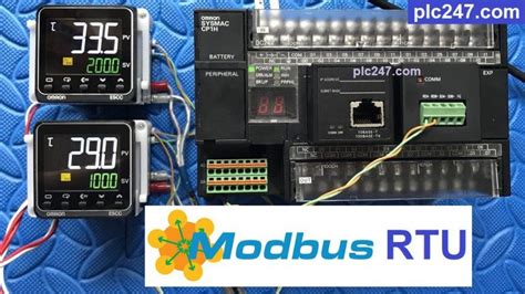 PLC Omron Modbus RTU Omron E5CC Tutorial Plc247