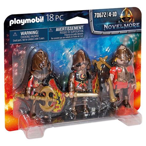 Playmobil Novelmore Burnham Raiders Figure Set Pack Of Three Figures