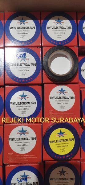 Jual Isolasi Solasi Listrik Kabel Hitam Tahan Panas Mm Yard Di