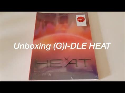 Unboxing G I Dle Heat Flare Ver Target Exclusive Youtube