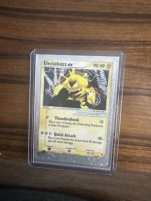 Pok Mon Tcg Electabuzz Ex Ex Ruby Sapphire Holo Ultra Rare Ebay