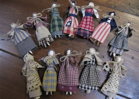 26 After Finished Clothespin Dolls Clothespin Dolls Clothes Pin