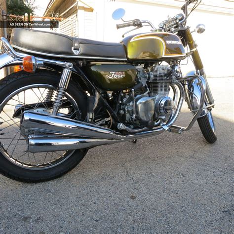 1973 Honda 350cc 4 Stroke 4 Cylinder Motorcycle