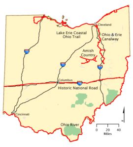 Ohio Scenic Byway Map