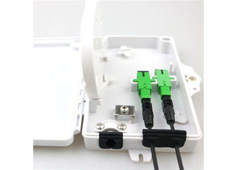 Indoor Ftth Fiber Optical Terminal Box 2 Ports Unitekfiber Solution