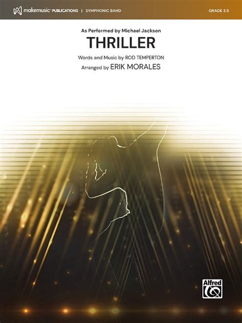 Thriller Bass Clarinet Bass Clarinet Part Digital Sheet Music Download