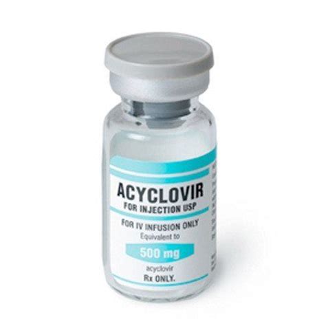 Acycloveer G Acyclovir Mg Injection Usp For Iv Use Only At Best