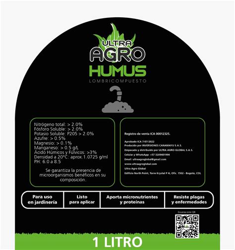 Fertilizante Humus L Quido Para Jardines X Lt Croper