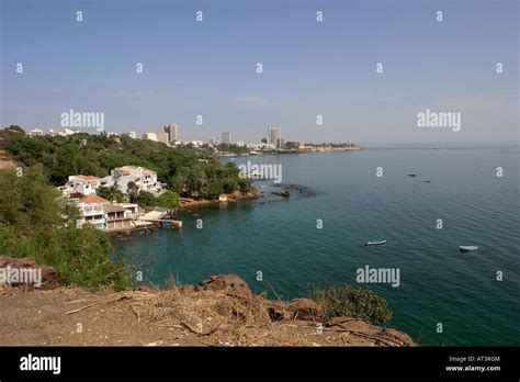 Senegal Dakar Central City Skyline From Cap Manuel Stock Photo Alamy