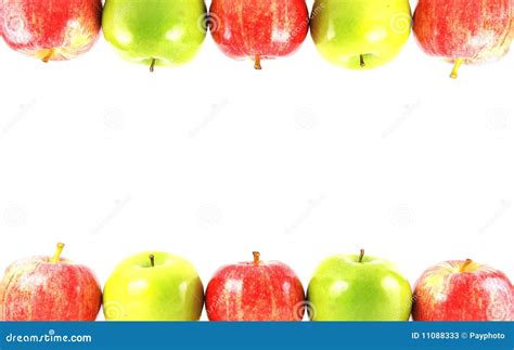 Colorful Apple Border Stock Photos - Image: 11088333