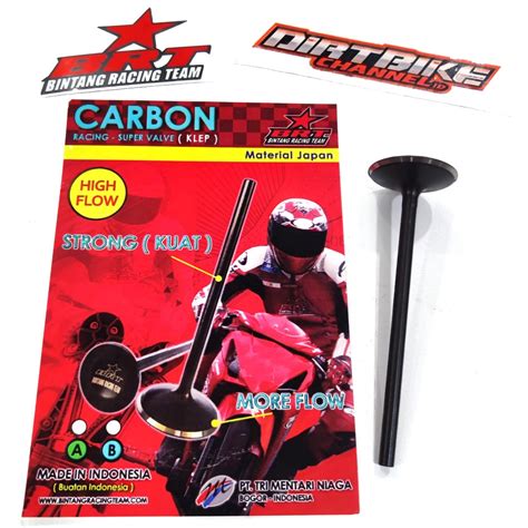 Jual Valve Racing Klep Brt Carbon Ab Batang Mm Mm Mm Mm