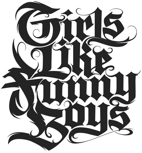 Tattoo Fonts Cursive Script Lettering Typography Letters Graphic