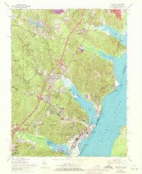 1966 Map of Quantico, VA — High-Res | Pastmaps