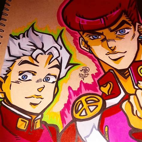 [fanart] Josuke And Koichi Stardustcrusaders