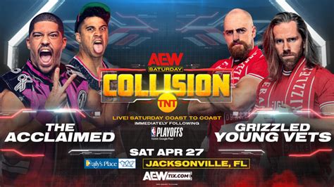 Cartelera Aew Collision De Abril En Vivo