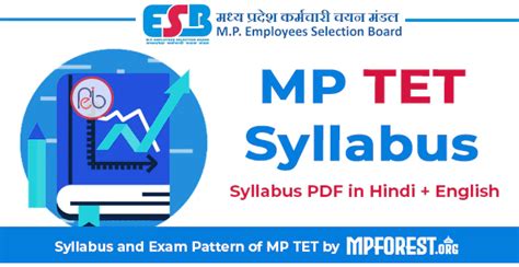 Mp Tet Syllabus And Exam Pattern 2024 By Mpesb New And Updated