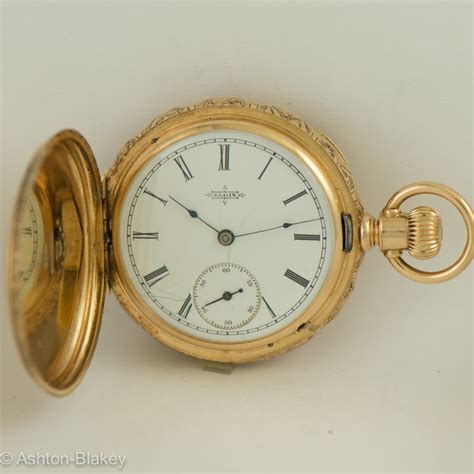 ELGIN 14K Gold Pocket Watch Vintage Watch - Ashton-Blakey Vintage Watches