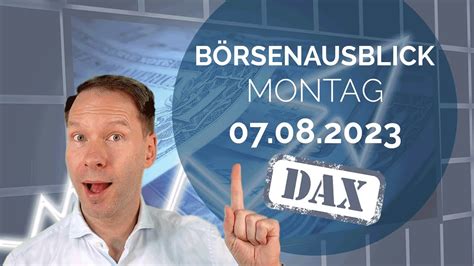 DAX Wochenstart an 15900 Ausblick und Trading Ideen für DAX und