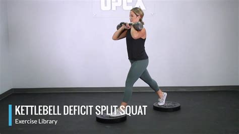 Kettlebell Front Rack Deficit Split Squat OPEX Exercise Library YouTube