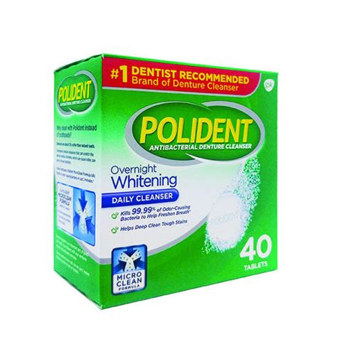 Highmark Wholecare Otc Store Polident Overnight Tablets 40 Ct