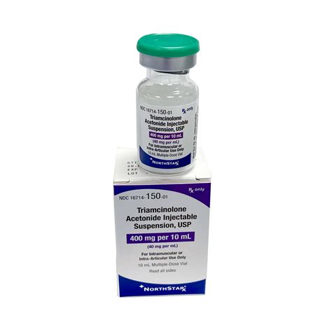 Triamcinolone Acetonide 40 Mg Ml Injection Single Dose Vial 1 Ml