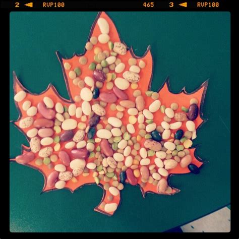 Leaf With Seeds Collage Harvest Crafts Fall Harvest Crafts