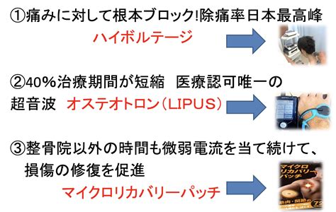 Lipus（低出力パルス超音波）〜オステオトロン〜