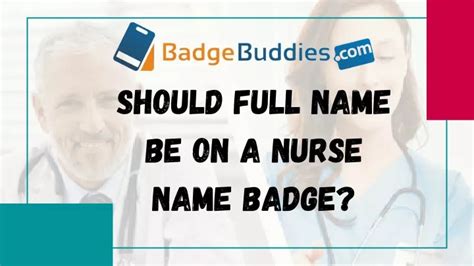 Ppt Displaying Full Name Is Necessary On Nurse Name Badges Or Not