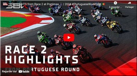 Wsbk Portugal Portimao Superbike Les R Sum S Vid Os Des Courses