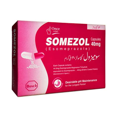 Somezol 40mg Cap Pack Size X 14 Khalid Pharmacy Online Pharmacy