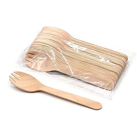 Brown Big Wooden Spork Cms By Channel Packaging For Party