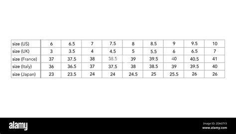 American Duchess France Shoe Fitment And Sizing Charts Atelier Yuwa