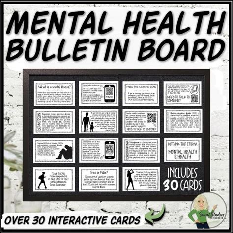 Mental Health Awareness Interactive Bulletin Board Etsy