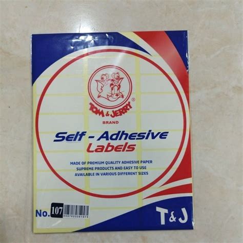 Jual Label Tom Jerry No 107 18 50mm Shopee Indonesia