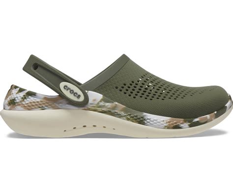 Literide™ 360 Marbled Army Greenmulti Unisex Clog Crocs™ India