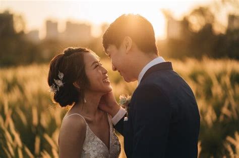 B N S Pre Wedding Shoot At Jurong Lake Gardens Wedding Photoshoot