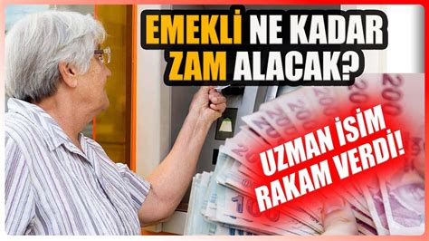 Emekliler dikkat Uzman isim emekli zammı için rakam açıkladı YouTube