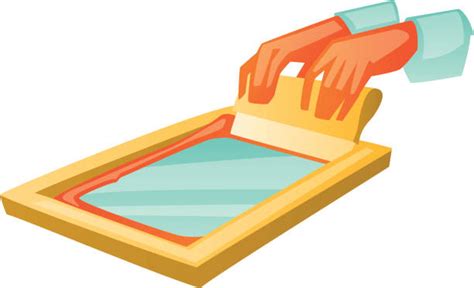 Silk Screen Squeegee Illustrations Royalty Free Vector Graphics And Clip