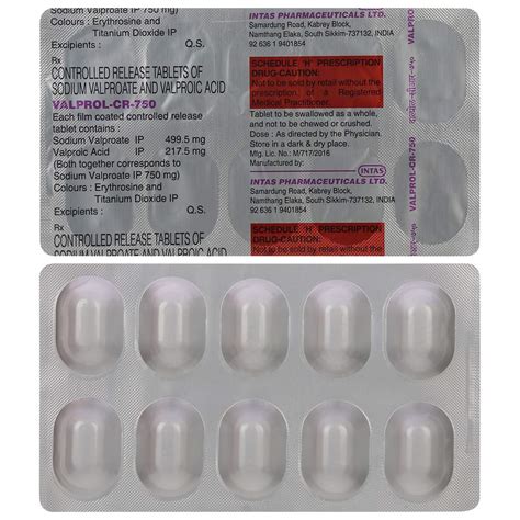 Valprol Cr Tablet Jeevandip