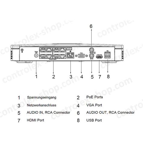 Dahua Nvr P Ei Kanal Nvr Poe Hdmi Vga Expert Security De