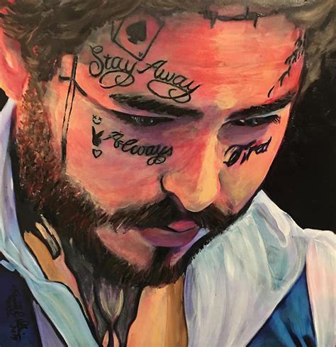 Post Malone Painting By Kenneth Williams Fine Art America