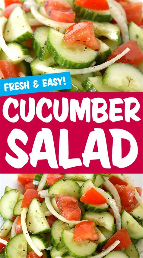 Cucumber Salad Quick Easy The Garden Grazer